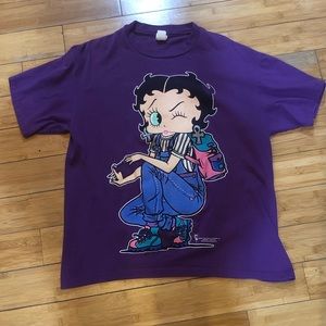 Vintage 1994 Betty Boop nail tech shirt